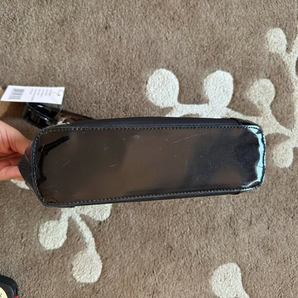 BCBG top zip hobo baguette bag in black - Picture 7 of 8